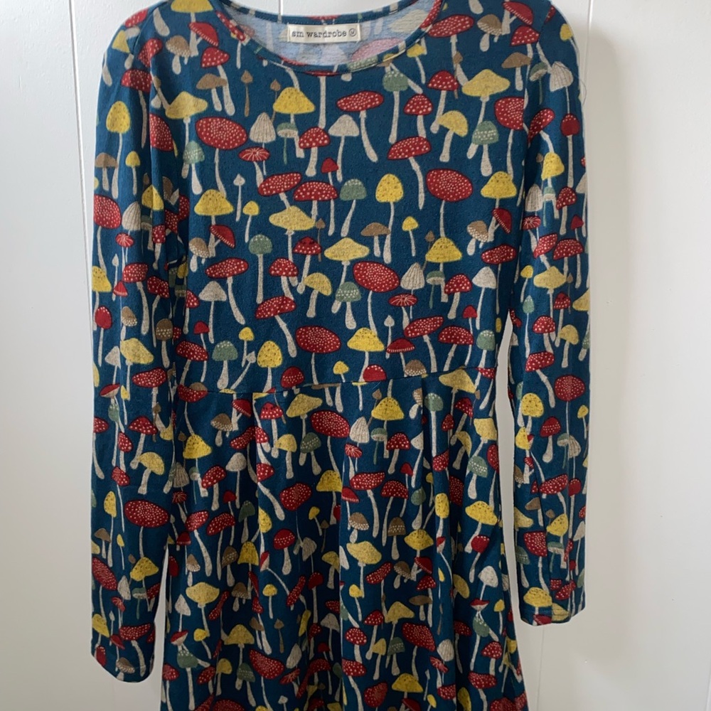Mushroom Print Dress